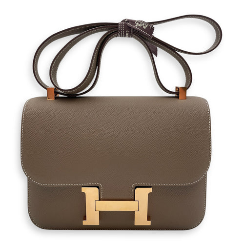 Constance 1 24 Etoupe in Epsom, Rose Gold hardware