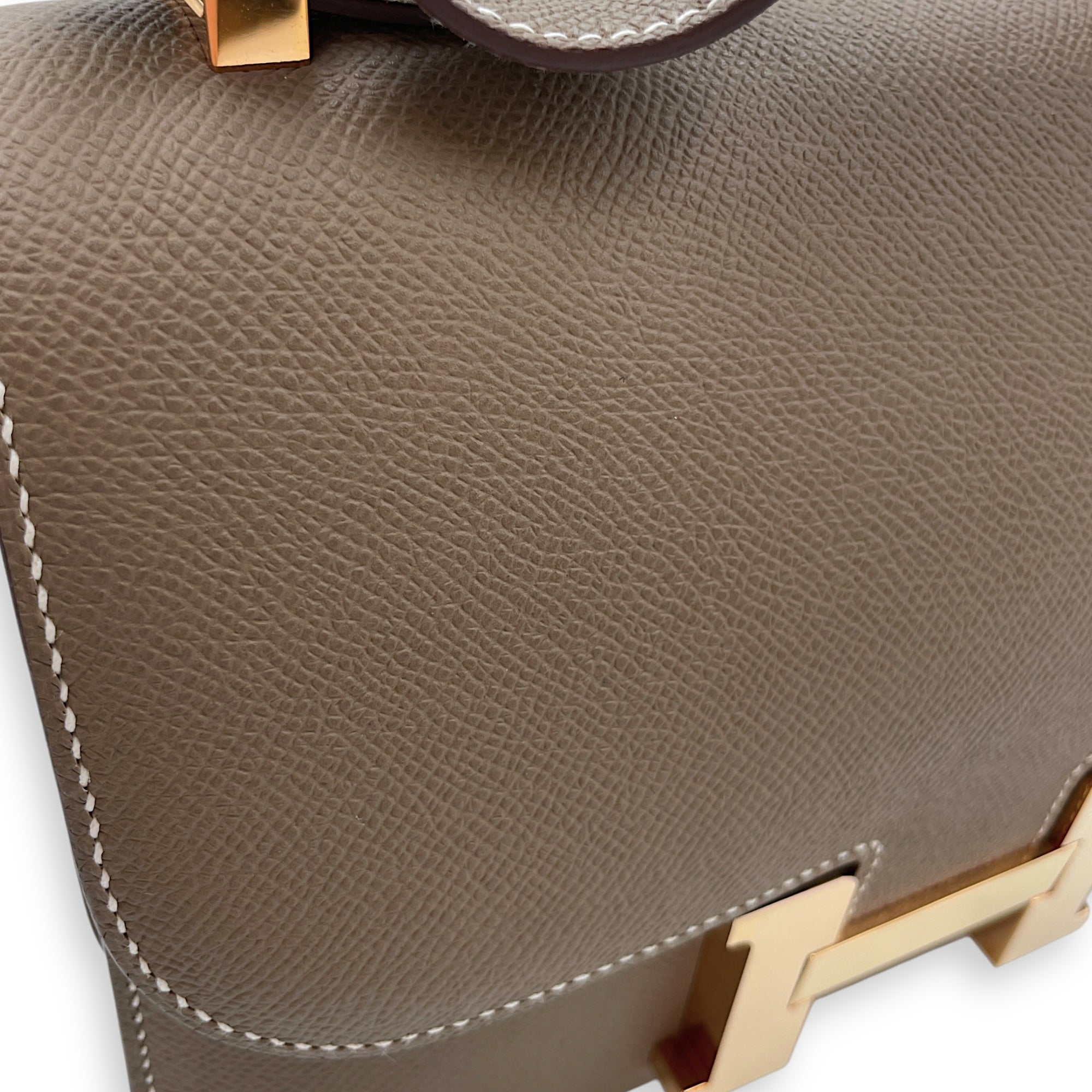 Constance 1 24 Etoupe in Epsom, Rose Gold hardware