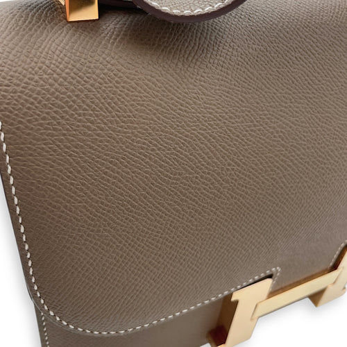 Constance 1 24 Etoupe in Epsom, Rose Gold hardware