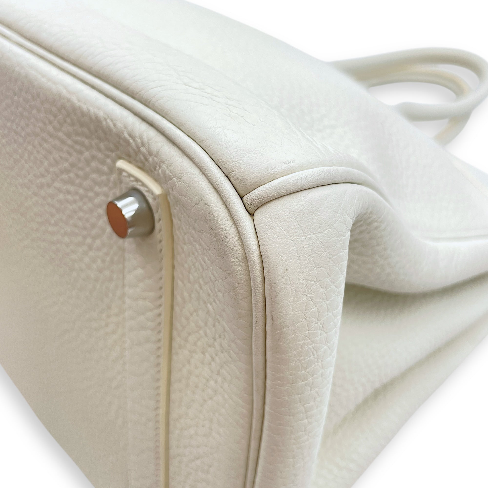 Birkin 35 Blanc in Clemence, Palladium hardware