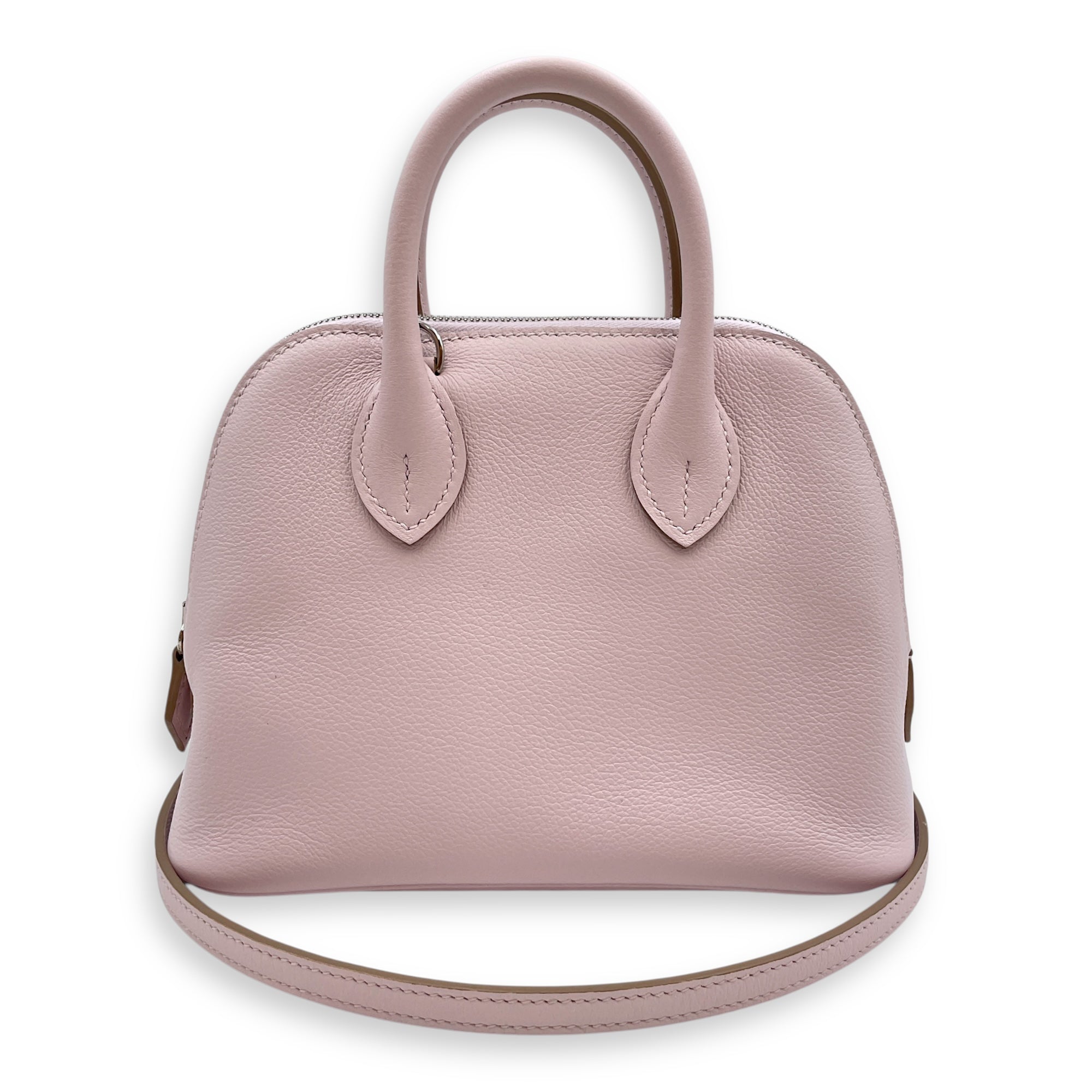 Bolide 1923 Mini Mauve Pale/Vert Vertigo in Evercolor, Palladium hardware