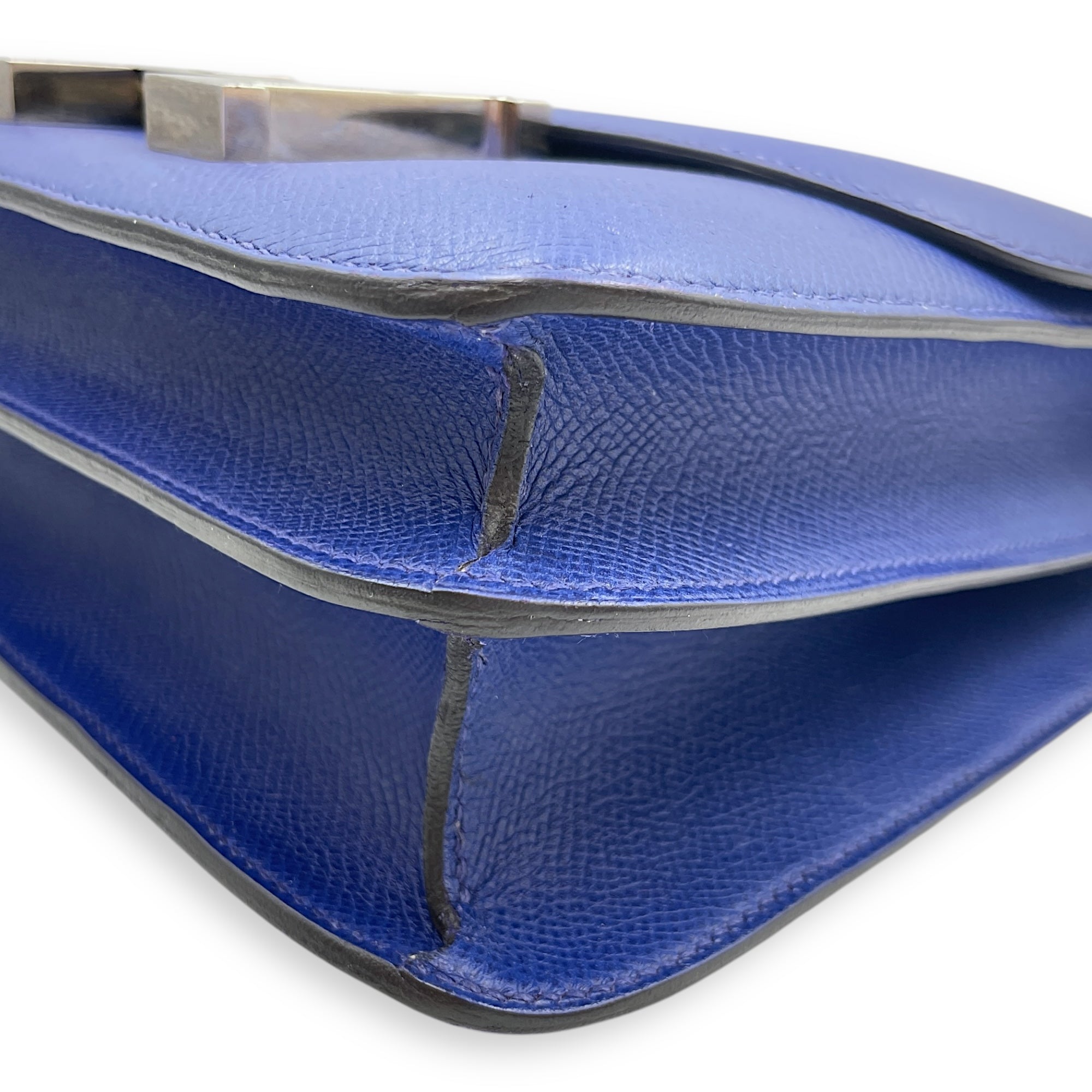 Constance 24 Blue Electric in Epsom, Palladium hardware