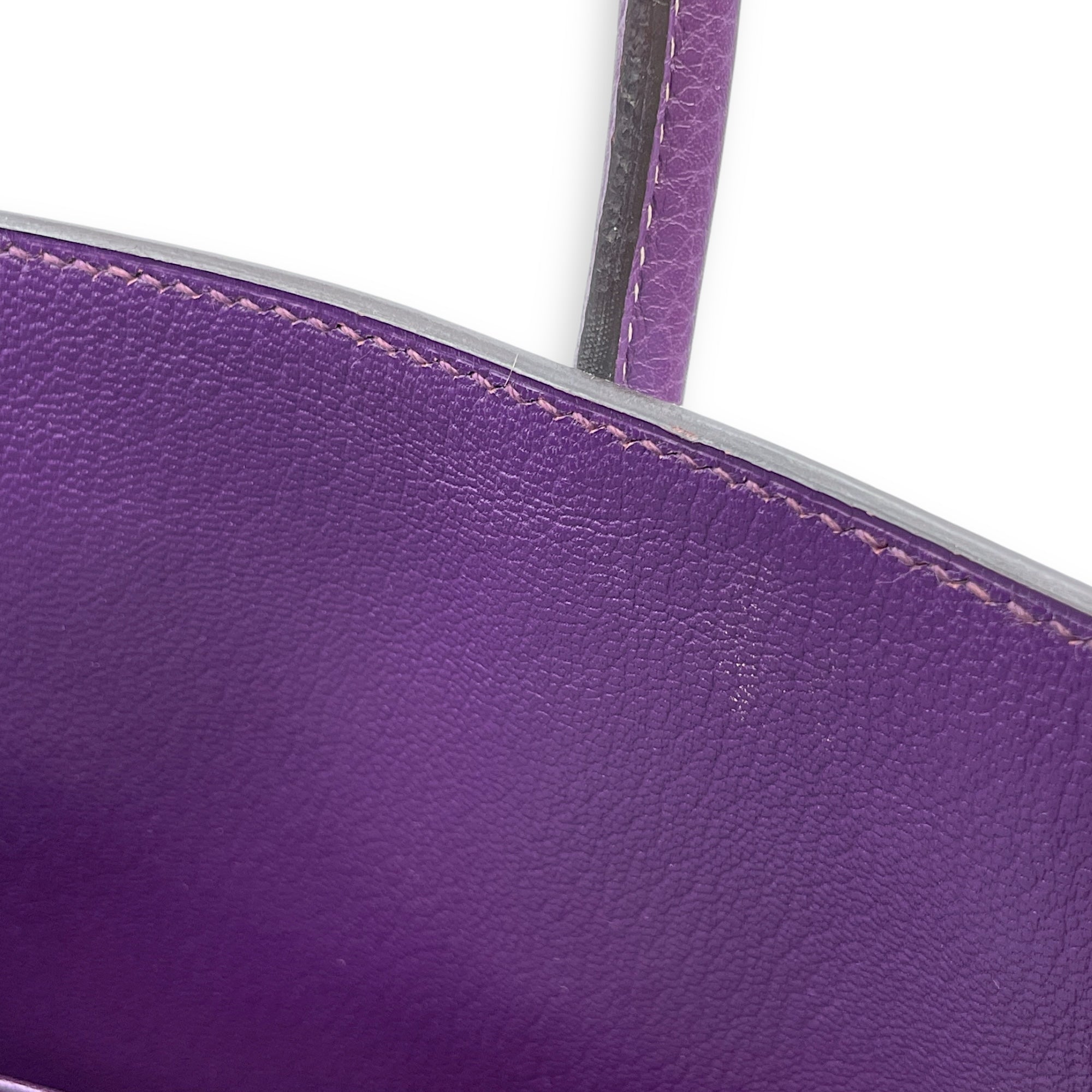 Birkin 35 Blue Lin/Blue Electric/Ultraviolet in Clemence, Brushed Palladium hardware