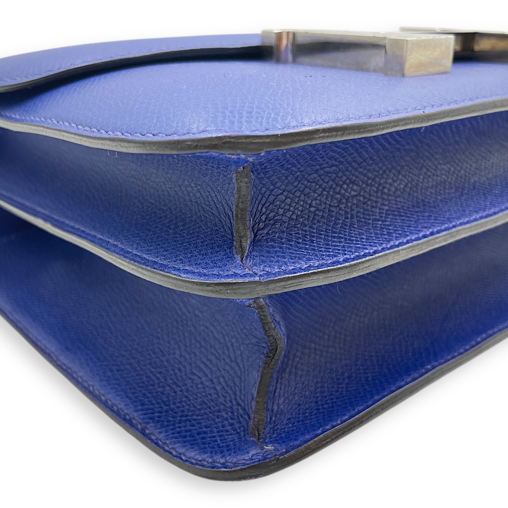 Constance 24 Blue Electric in Epsom, Palladium hardware