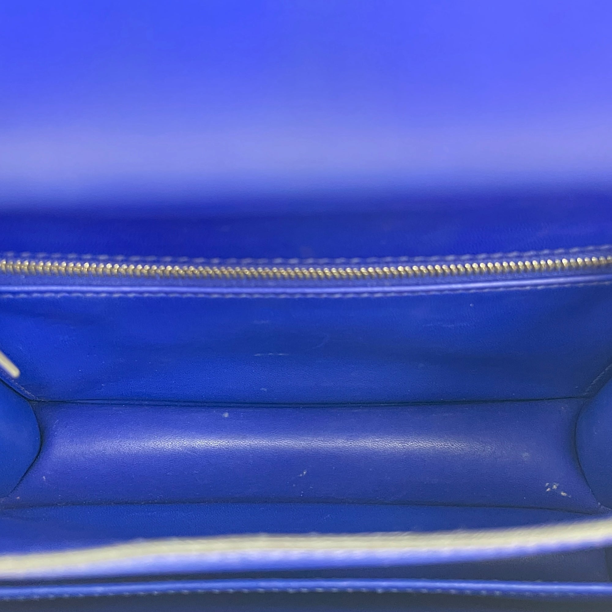 Constance 24 Blue Electric in Epsom, Palladium hardware