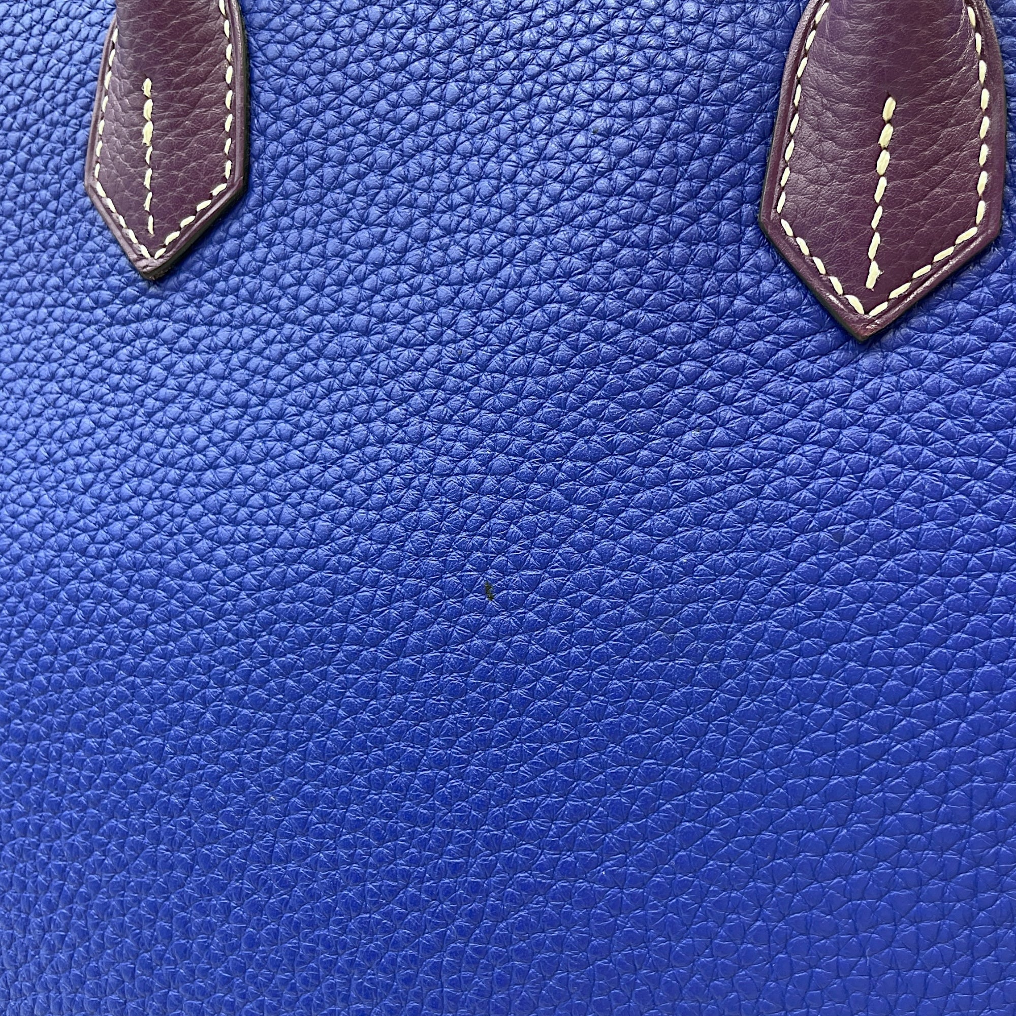 Birkin 35 Blue Lin/Blue Electric/Ultraviolet in Clemence, Brushed Palladium hardware