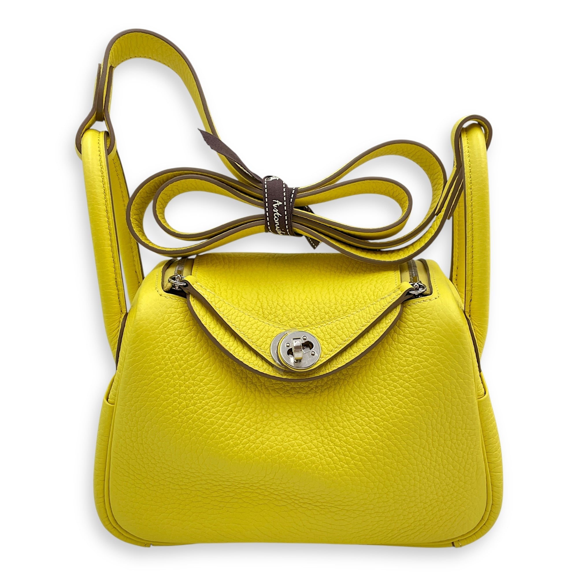 Lindy Mini Lime in Clemence Palladium hardware CL2505-12750 3
