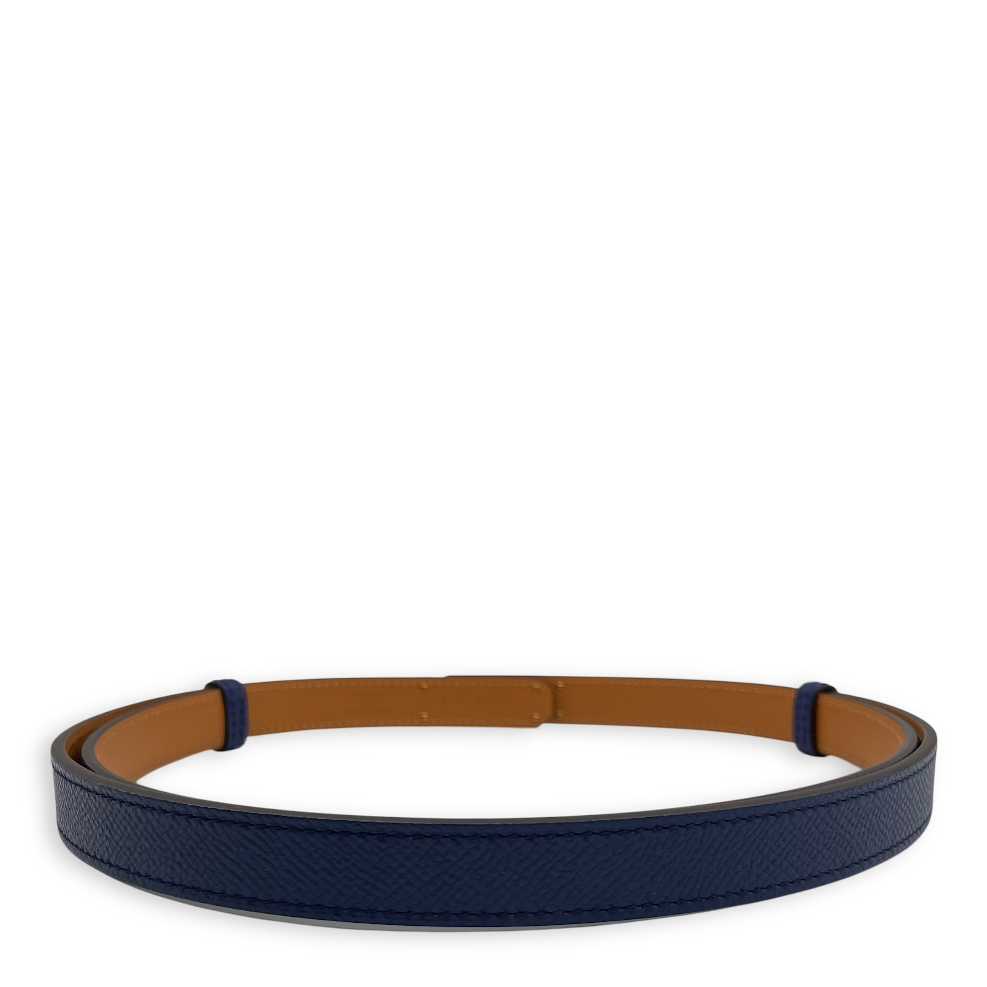 Kelly 18 Belt Blue Sapphire Belt in Epsom, Rose Gold hardware
