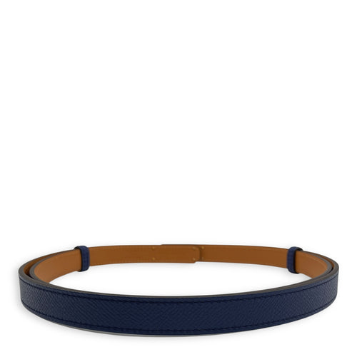 Kelly 18 Belt Blue Sapphire Belt in Epsom, Rose Gold hardware