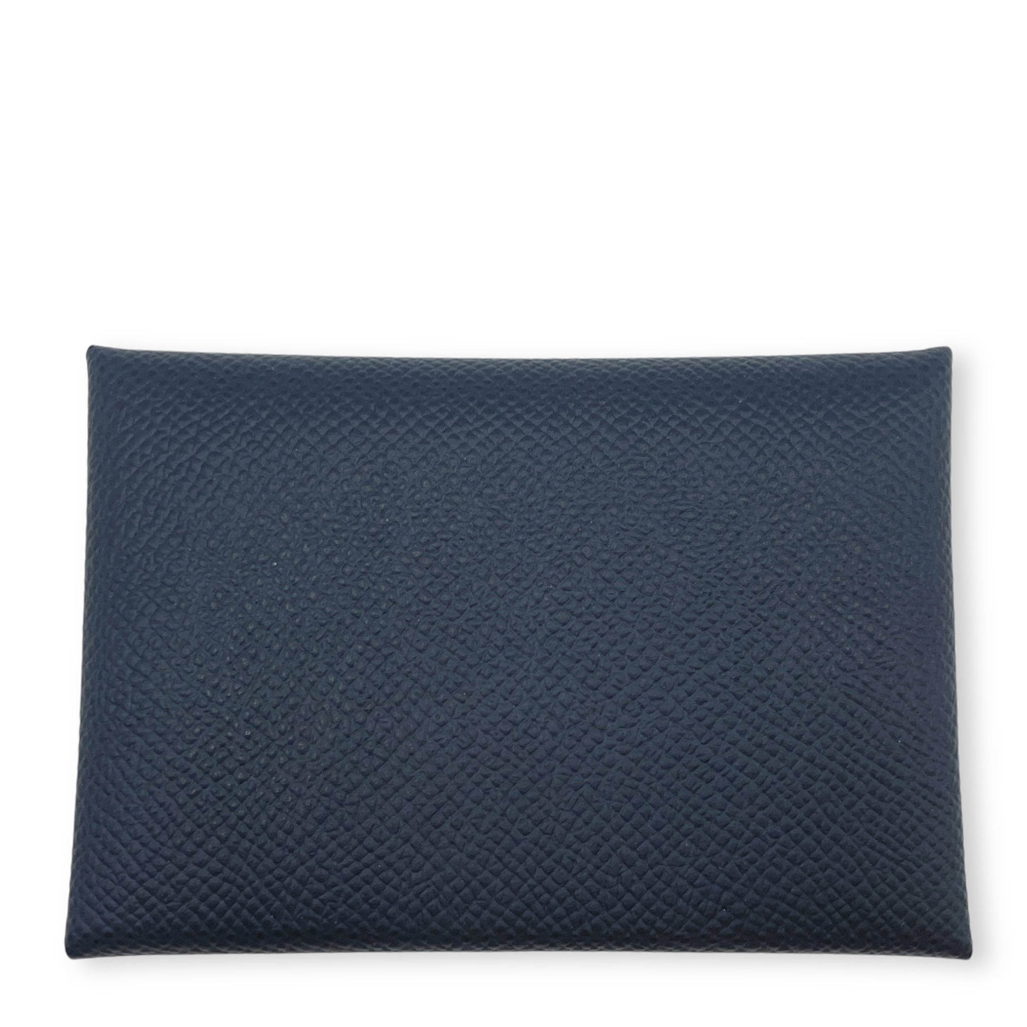 Calvi Duo Blue Indigo Card Holder in Epsom