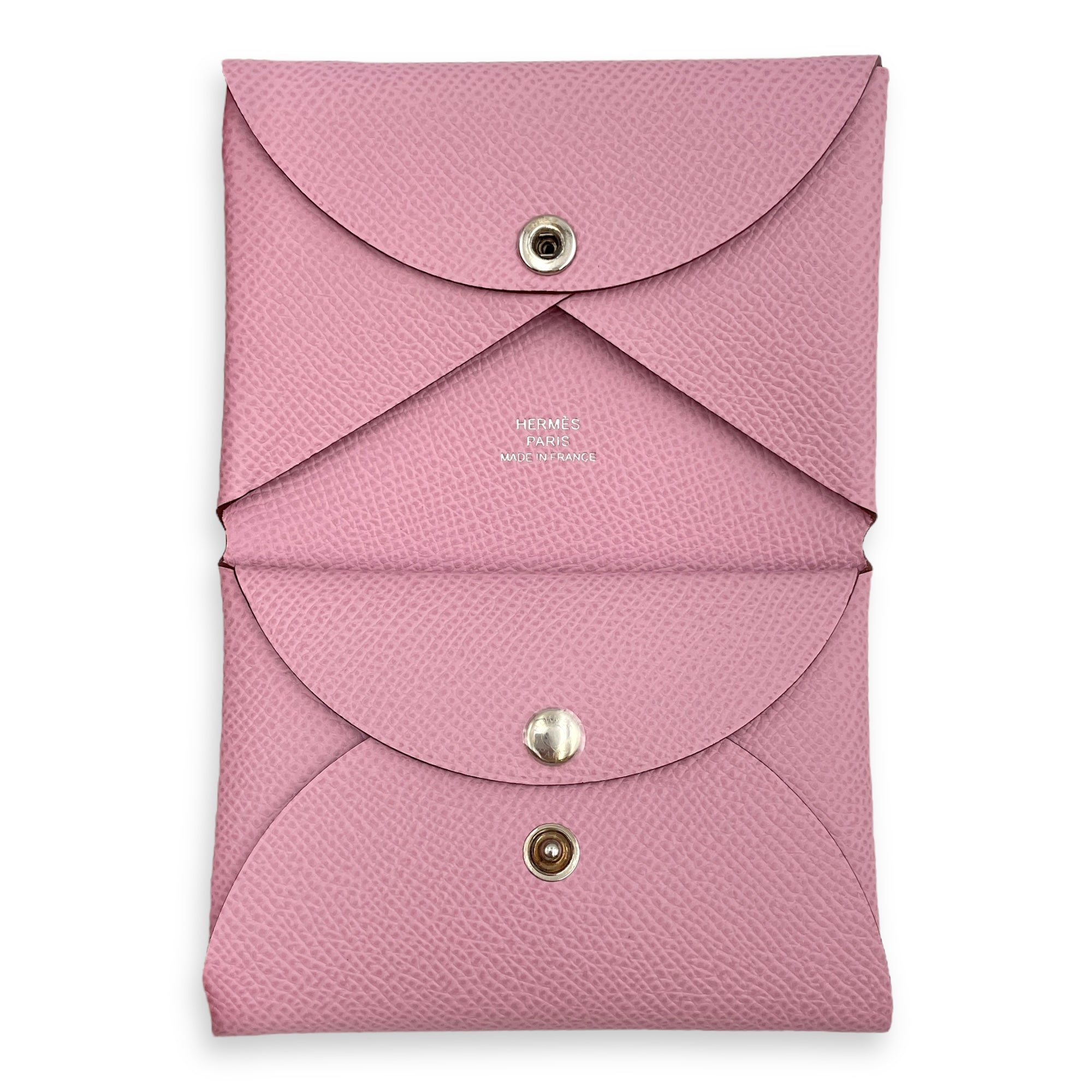 Calvi Duo Mauve Sylvestre Card Holder in Epsom