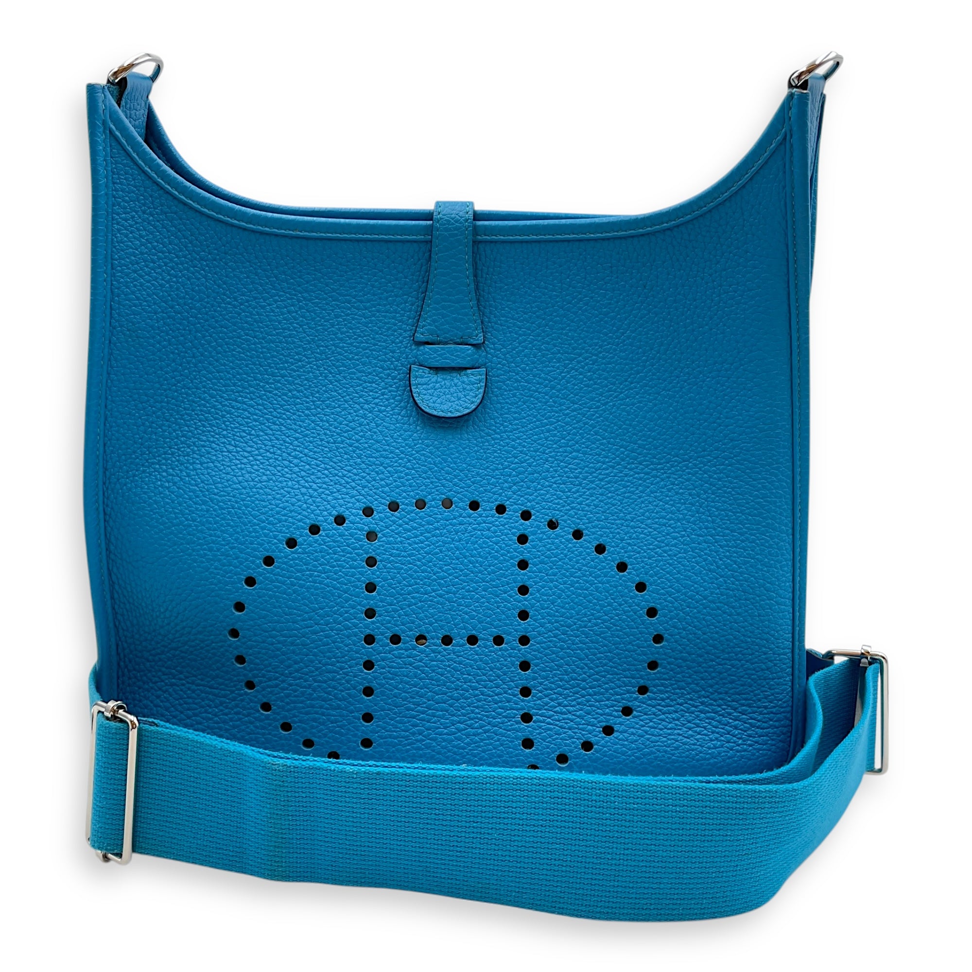 Evelyne III 29 Blue Frida in Clemence, Palladium hardware