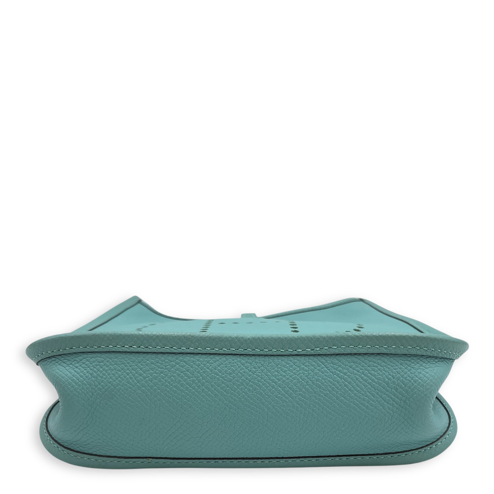 Evelyne Mini Blue Atoll in Epsom, Palladium hardware