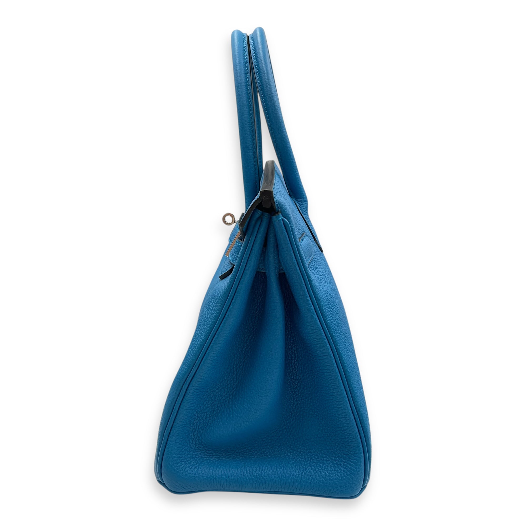 Birkin 30 Blue Zanzibar/Malachite in Togo, Palladium hardware