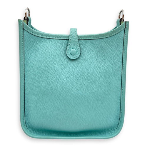 Evelyne Mini Blue Atoll in Epsom Palladium hardware CL2505-12936 2