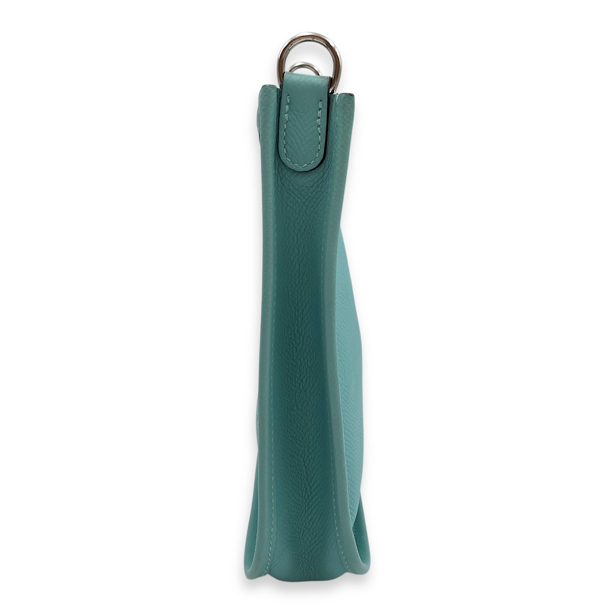 Evelyne Mini Blue Atoll in Epsom, Palladium hardware