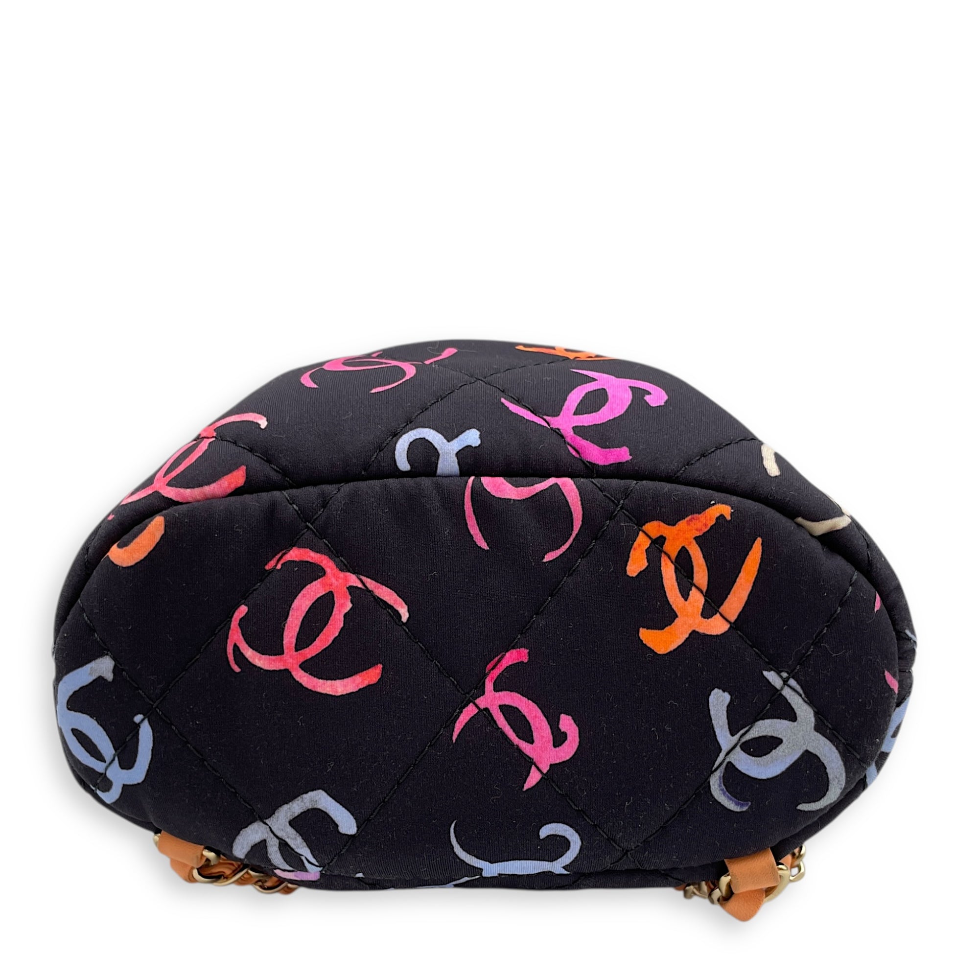 Coco Printed Others Multi-Colour Backpack in Fabric/Calf Gold hardware CL2506-12982 5