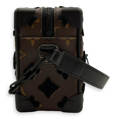 Monogram Soft Trunk Mini Crossbody Bag in Coated Canvas, Resin hardware