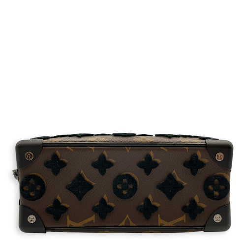 Monogram Soft Trunk Mini Crossbody Bag in Coated Canvas, Resin hardware