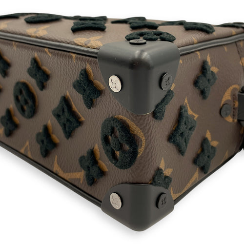 Monogram Soft Trunk Mini Crossbody Bag in Coated Canvas, Resin hardware