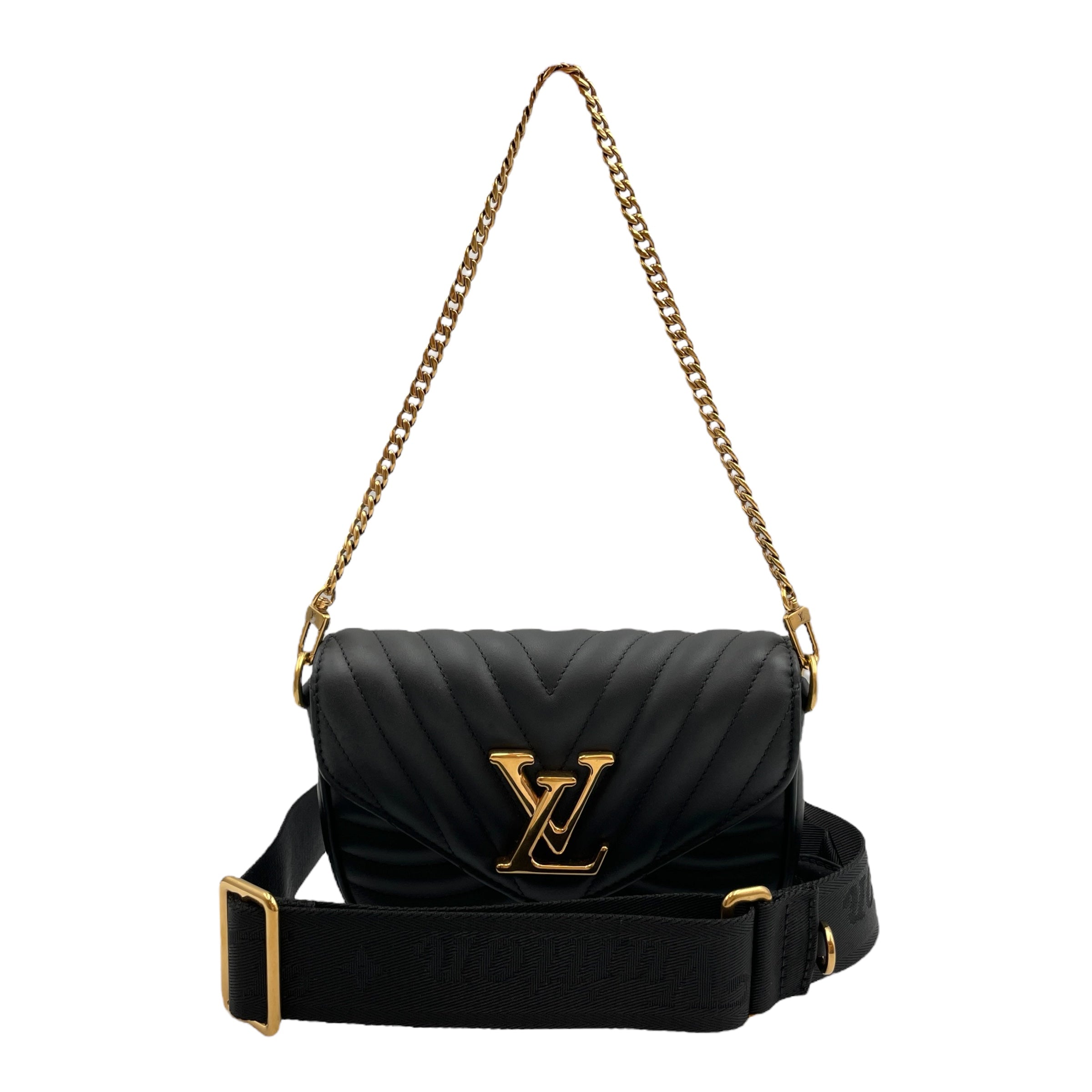 New Wave Multi Pochette Others Black Crossbody Bag in Calfskin