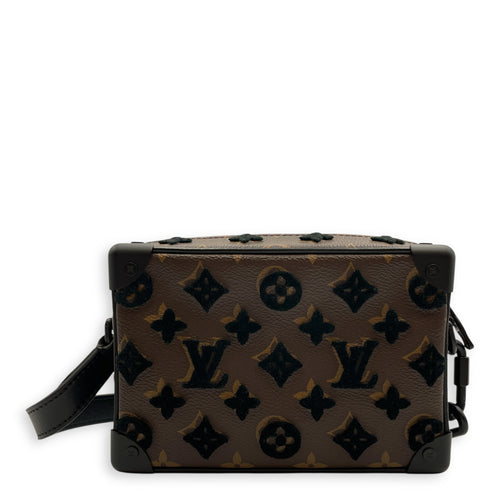 Monogram Soft Trunk Mini Crossbody Bag in Coated Canvas, Resin hardware