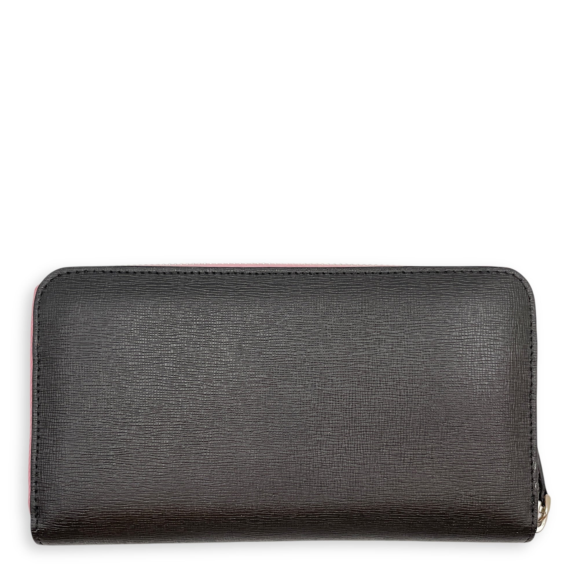 Monster Round Pink Long Wallet in Calfskin Silver hardware CL2506-12942 2