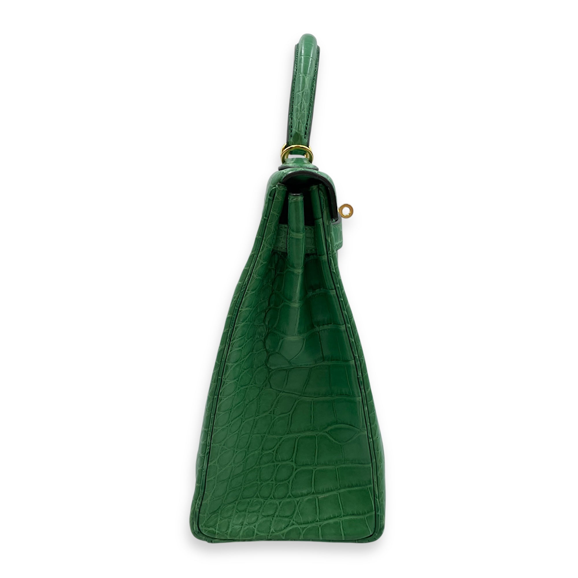 HSS Kelly 32 Cactus in Matte Alligator, Gold hardware