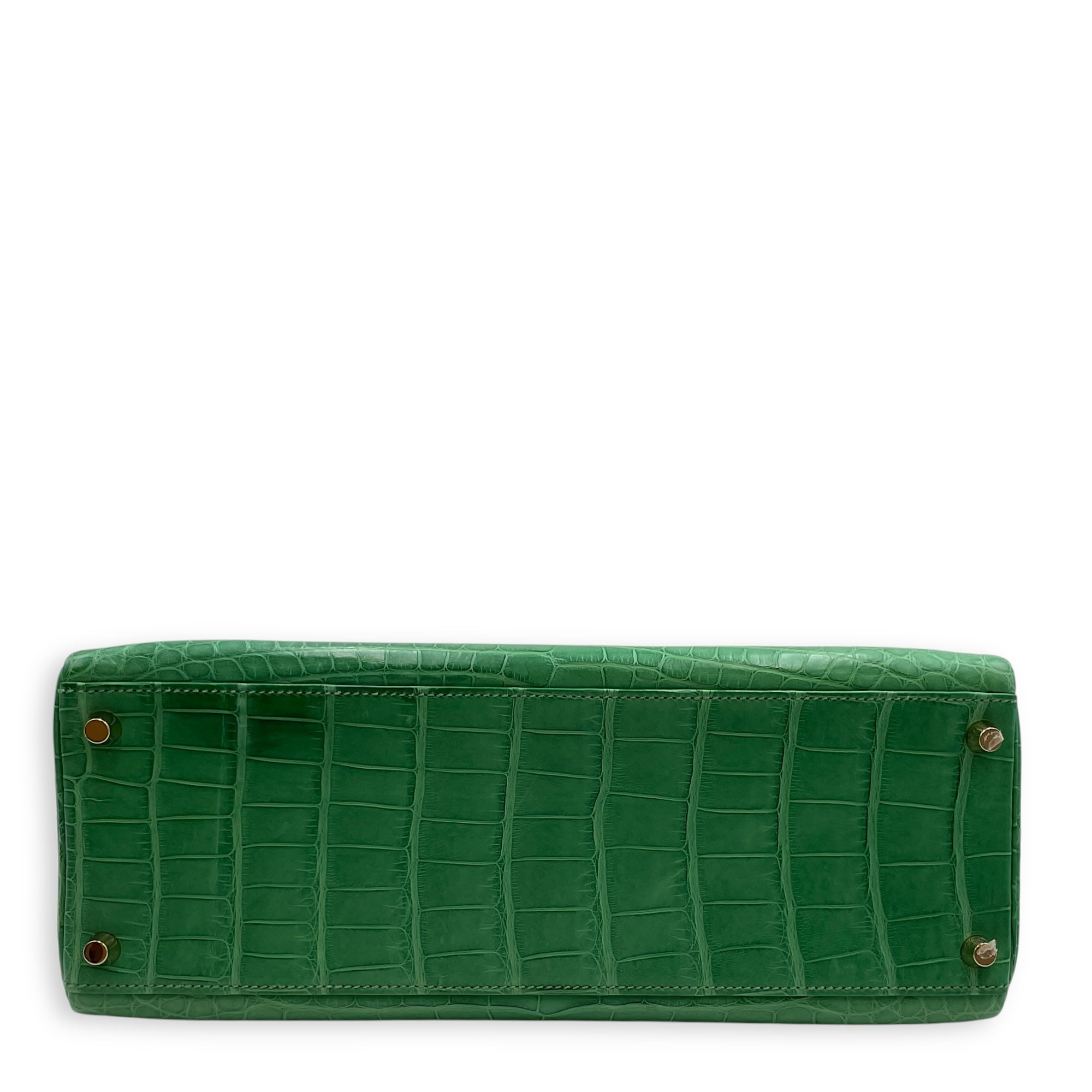 HSS Kelly 32 Cactus in Matte Alligator, Gold hardware