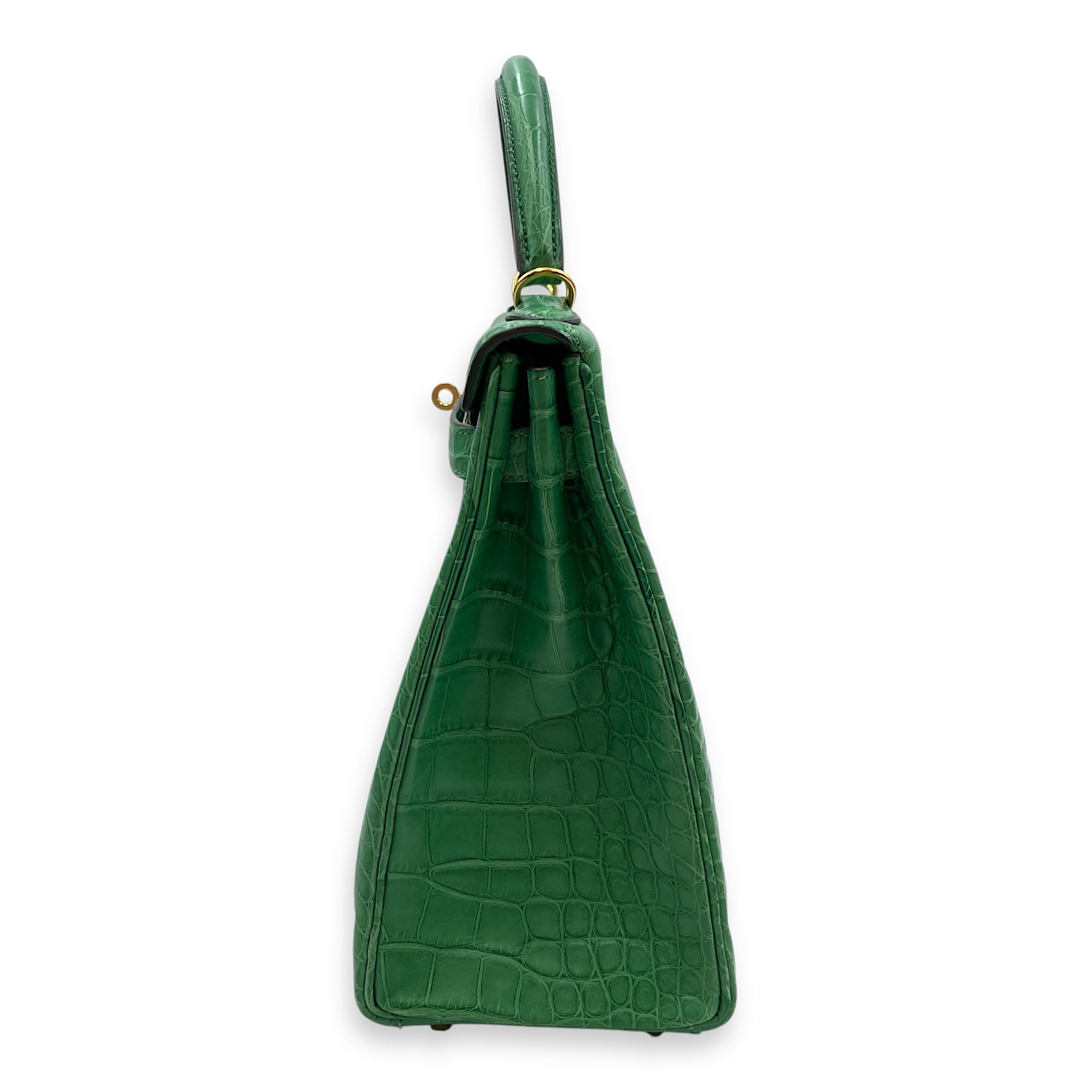 HSS Kelly 32 Cactus in Matte Alligator, Gold hardware