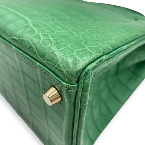 HSS Kelly 32 Cactus in Matte Alligator, Gold hardware
