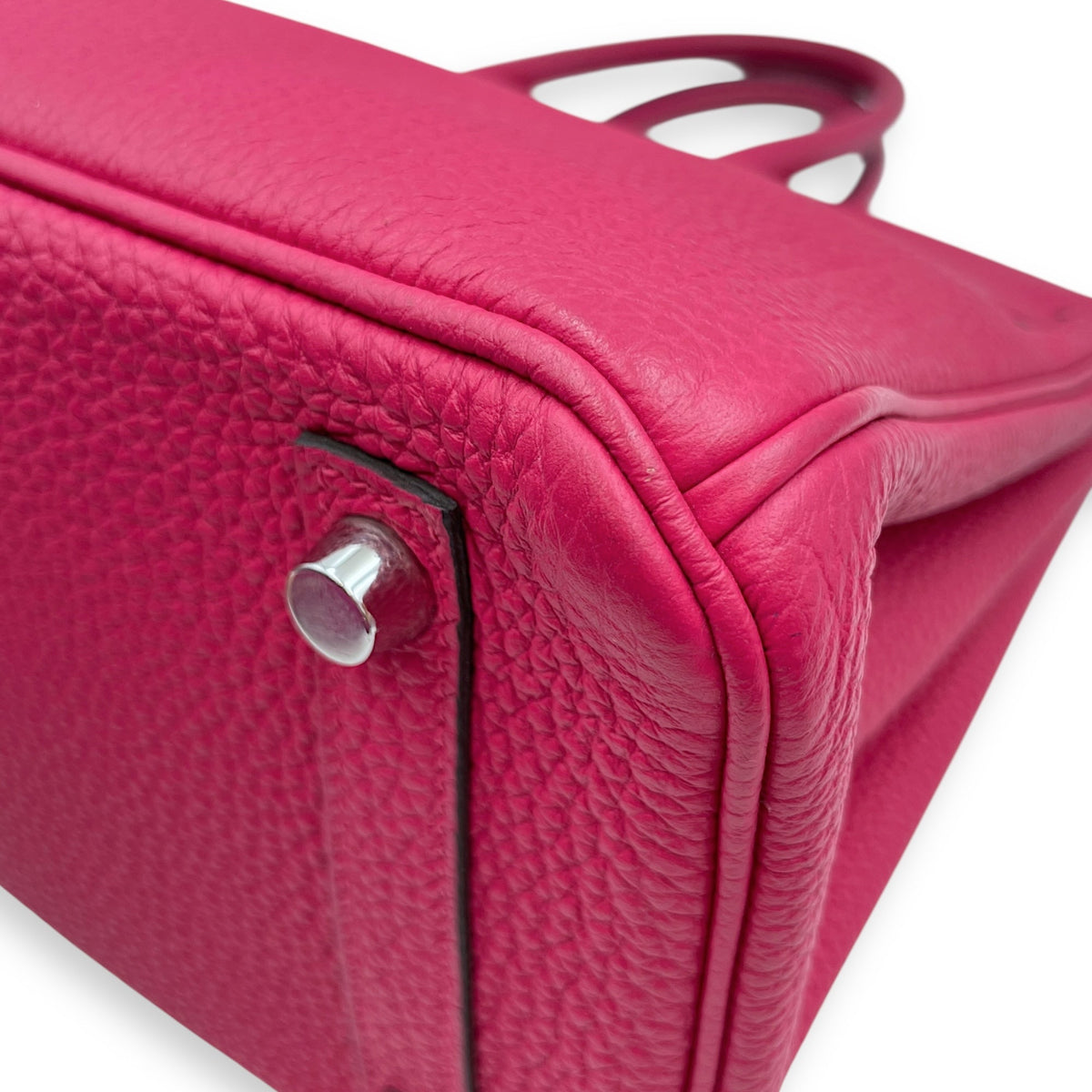 Birkin 25 Rose Mexico in Togo Palladium hardware