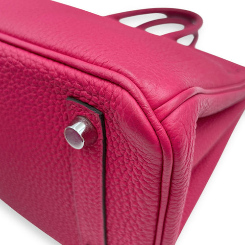 Birkin 25 Rose Mexico in Togo Palladium hardware