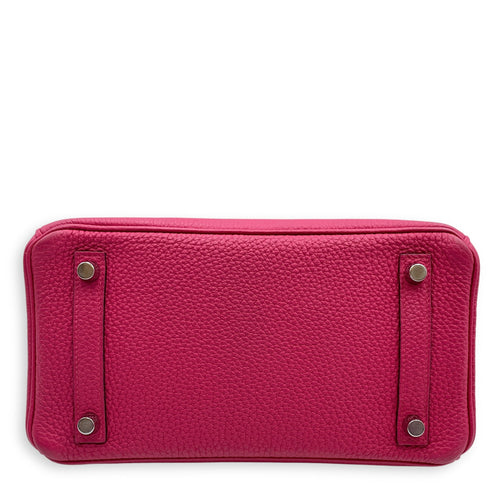Birkin 25 Rose Mexico in Togo Palladium hardware