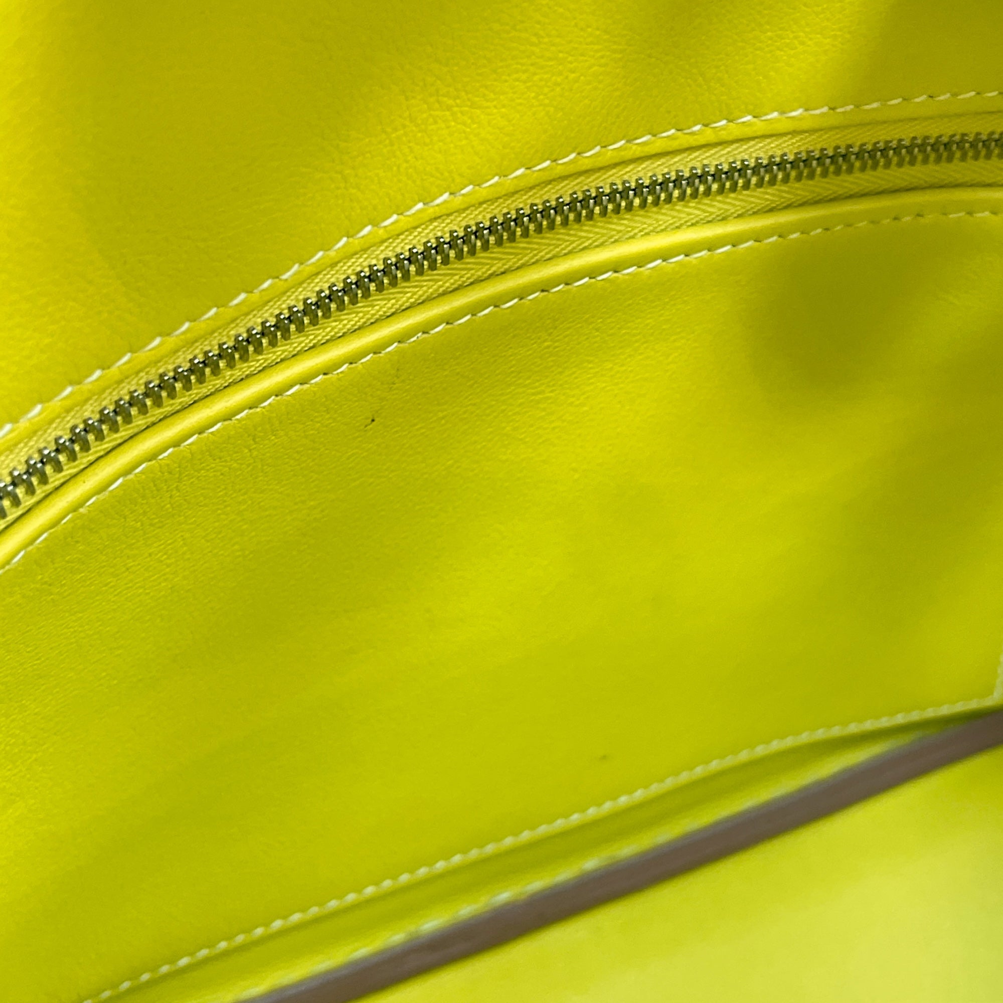 Birkin 25 Lime in Swift, Palladium hardware