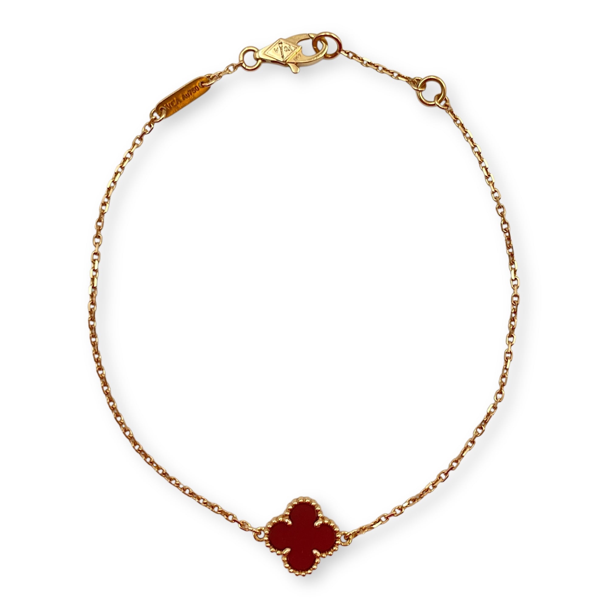 Sweet Alhambra Bracelet in Rose Gold Hardware