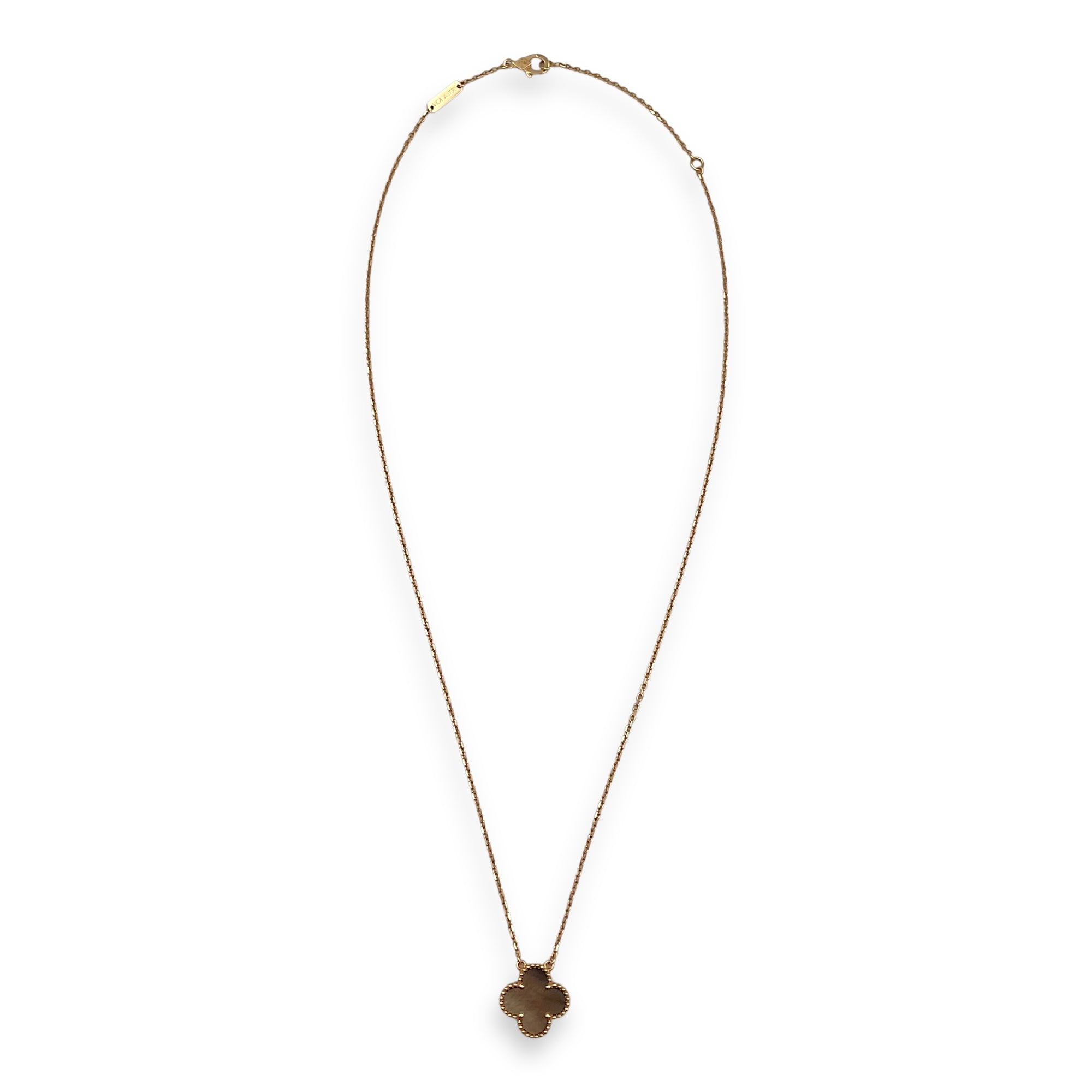Vintage Alhambra Pendant in Rose Gold Hardware