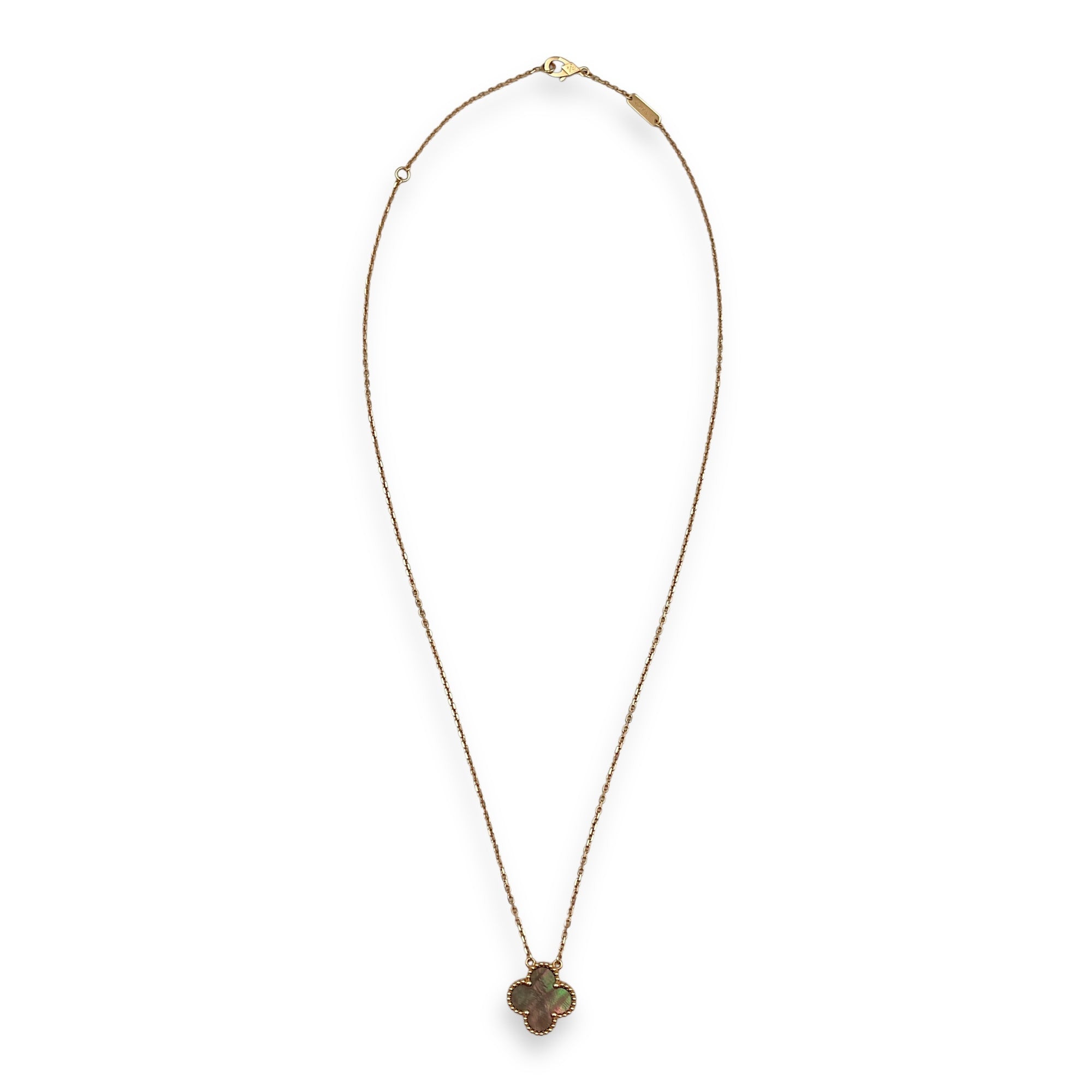 Vintage Alhambra Pendant in Rose Gold Hardware