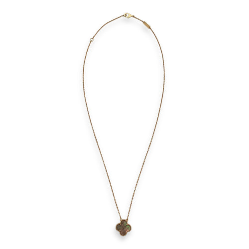 Vintage Alhambra Pendant in Rose Gold Hardware