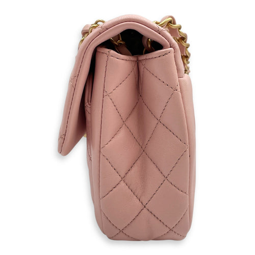 Seasonal Classic Flap with Front Pockets Others Pink Shoulder Bag in Lambskin Gold hardware CL2506-13048 4