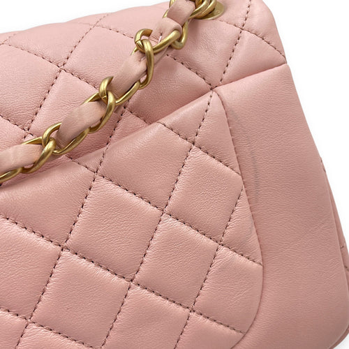 Seasonal Classic Flap with Front Pockets Others Pink Shoulder Bag in Lambskin Gold hardware CL2506-13048 7