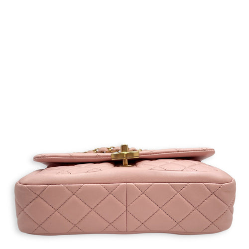 Seasonal Classic Flap with Front Pockets Others Pink Shoulder Bag in Lambskin Gold hardware CL2506-13048 5