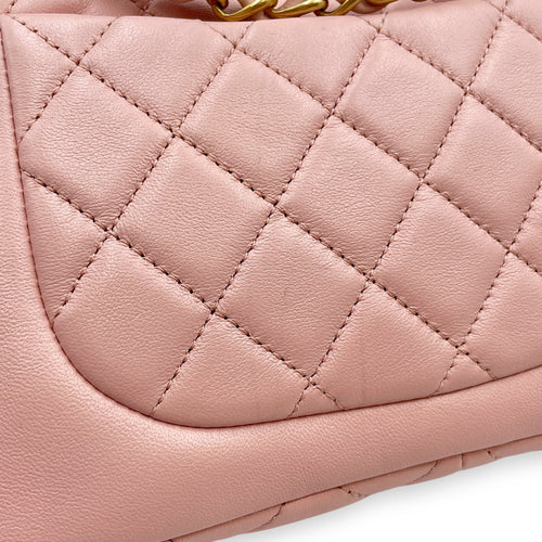 Seasonal Classic Flap with Front Pockets Others Pink Shoulder Bag in Lambskin Gold hardware CL2506-13048 8