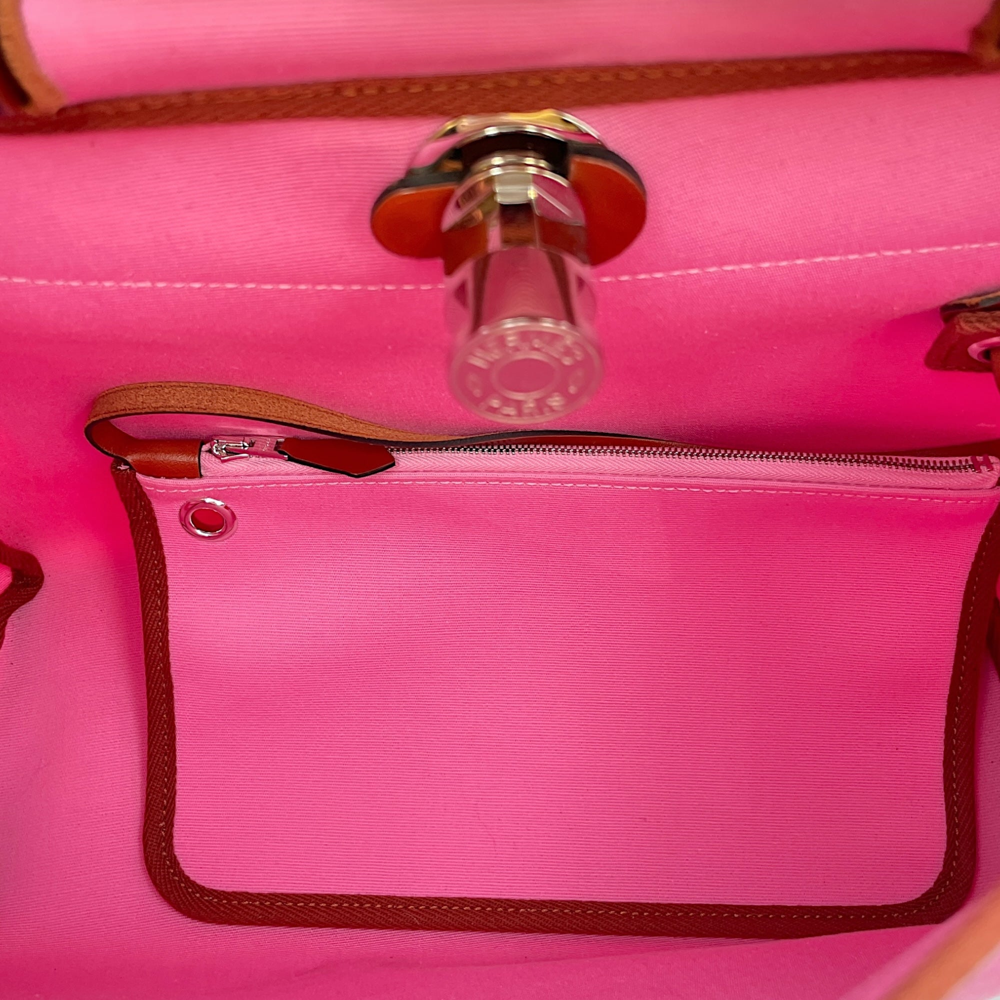 Herbag 31 Cuivre/Pink in Vache Hunter/Toile, Palladium hardware