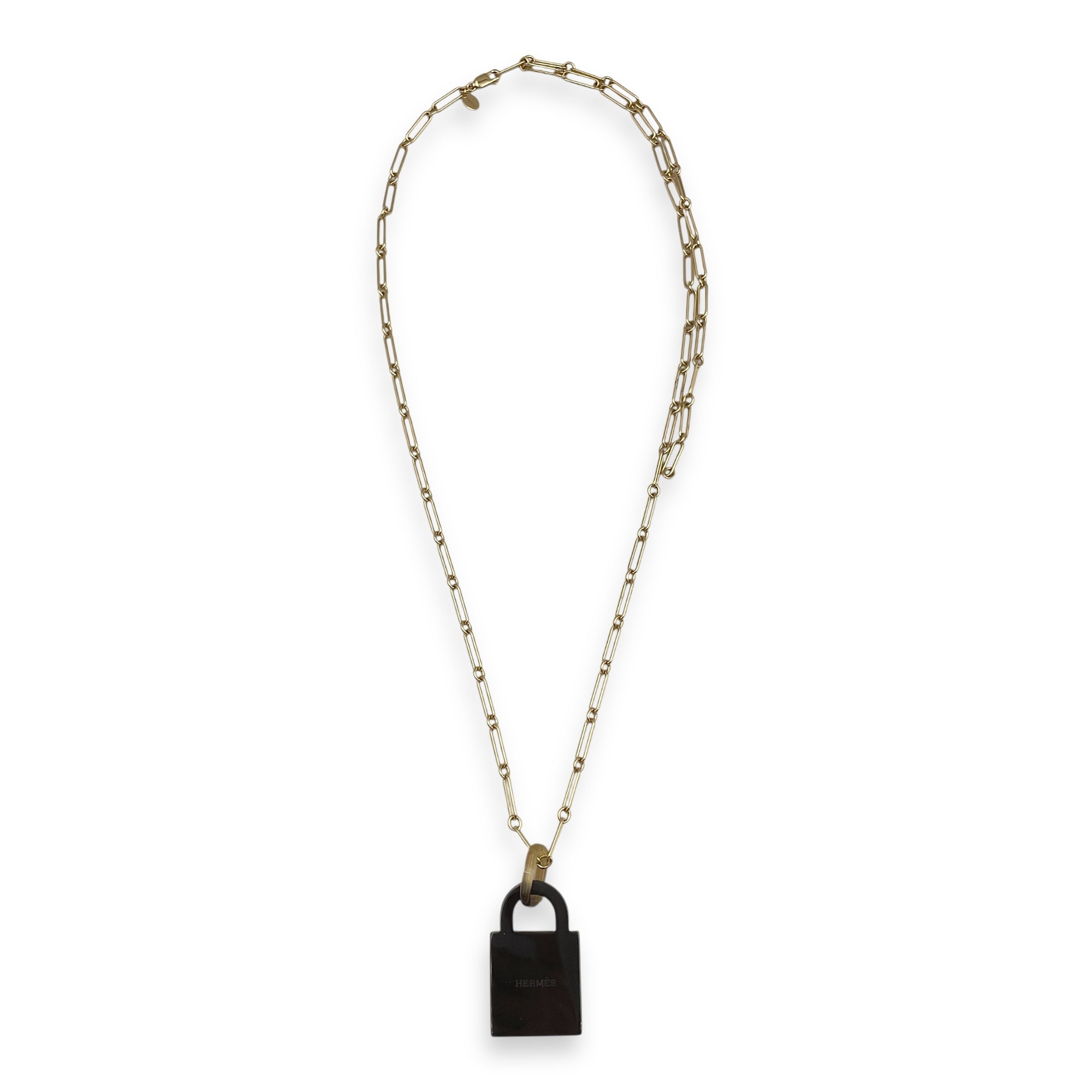 Fusion Amulette Cadena, Large Model Jaune/Pink/Blanc Pendant, Permabrass hardware