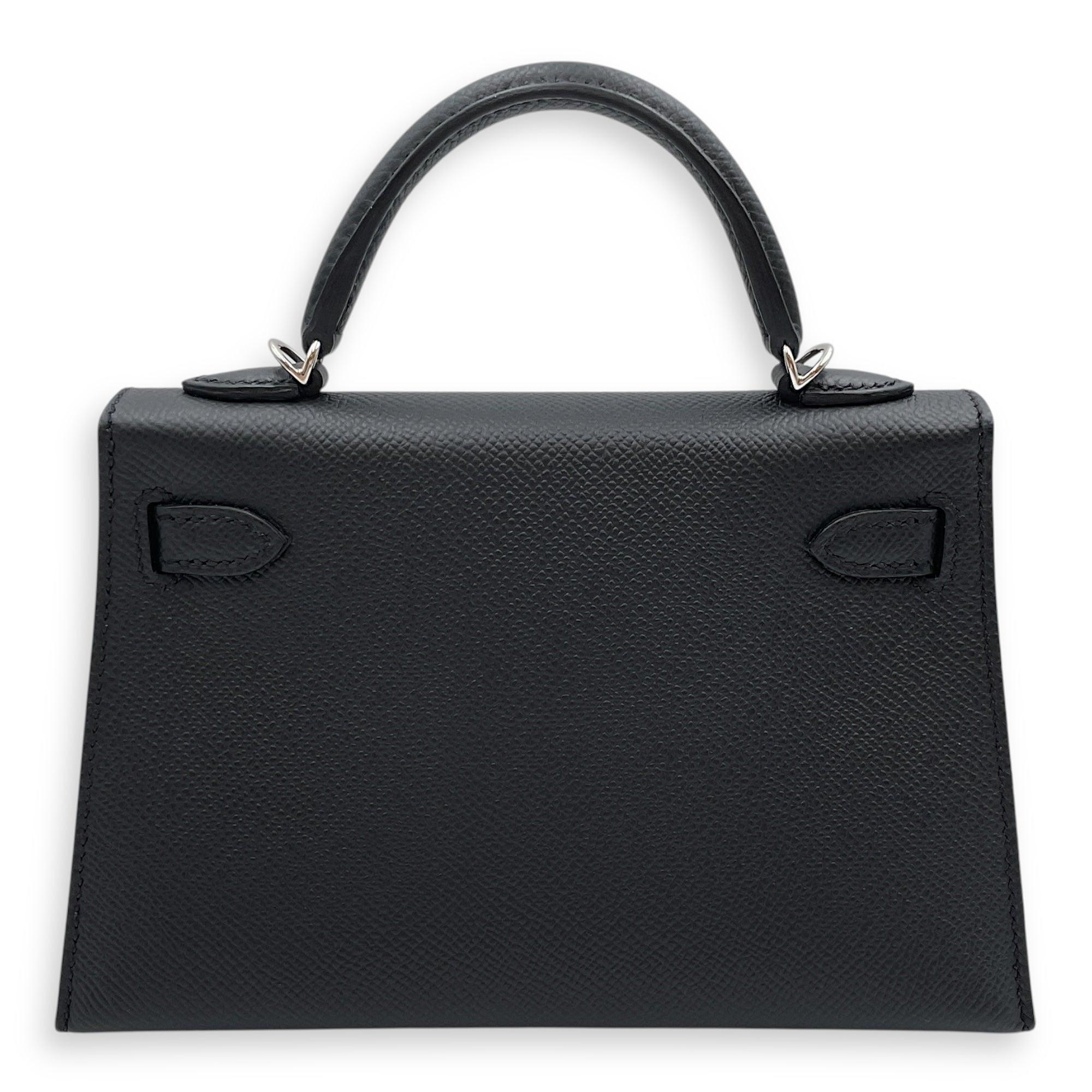 Sellier Kelly 20 Black in Epsom, Palladium hardware