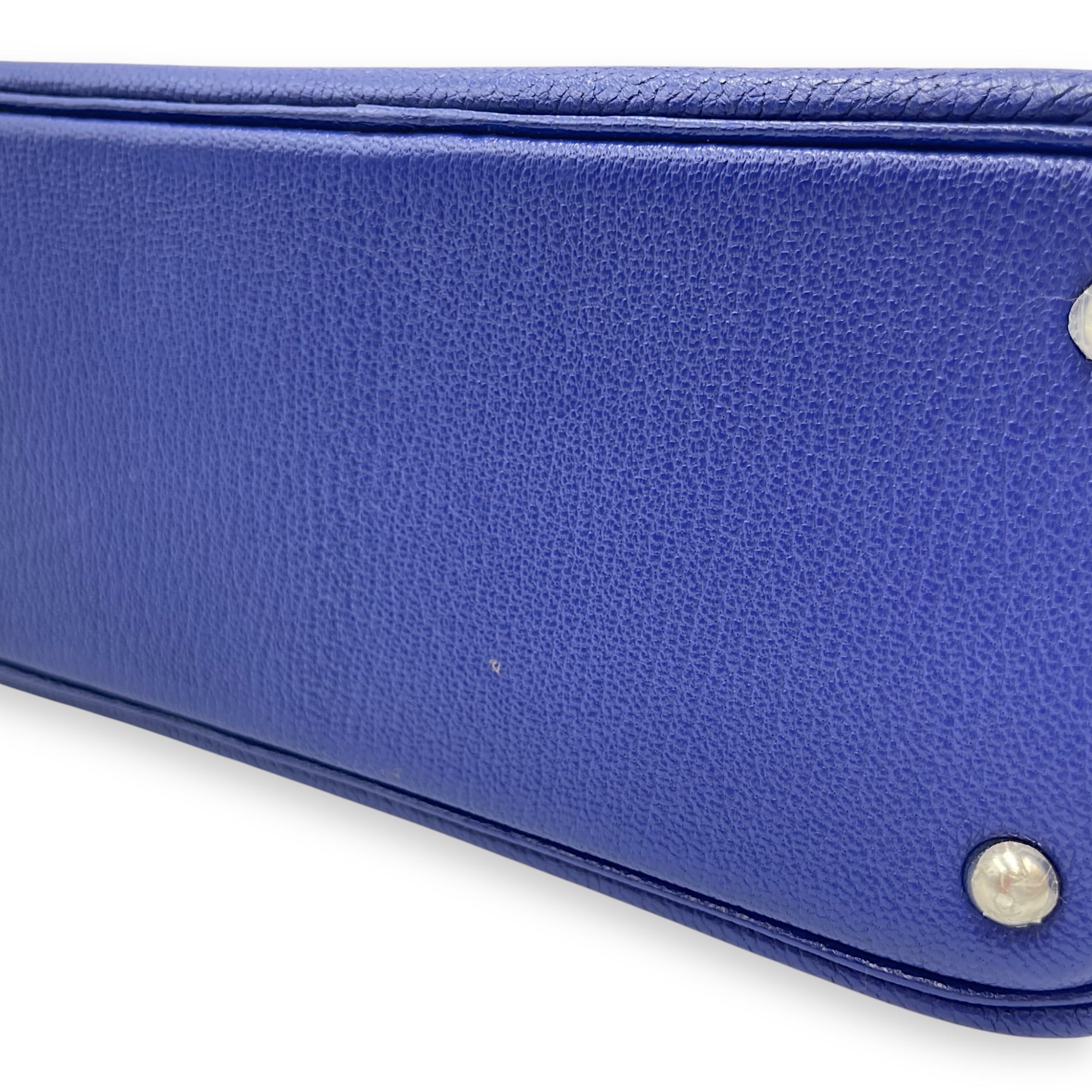Bolide 1923 Mini Blue Electric in Chevre Mysore, Palladium hardware