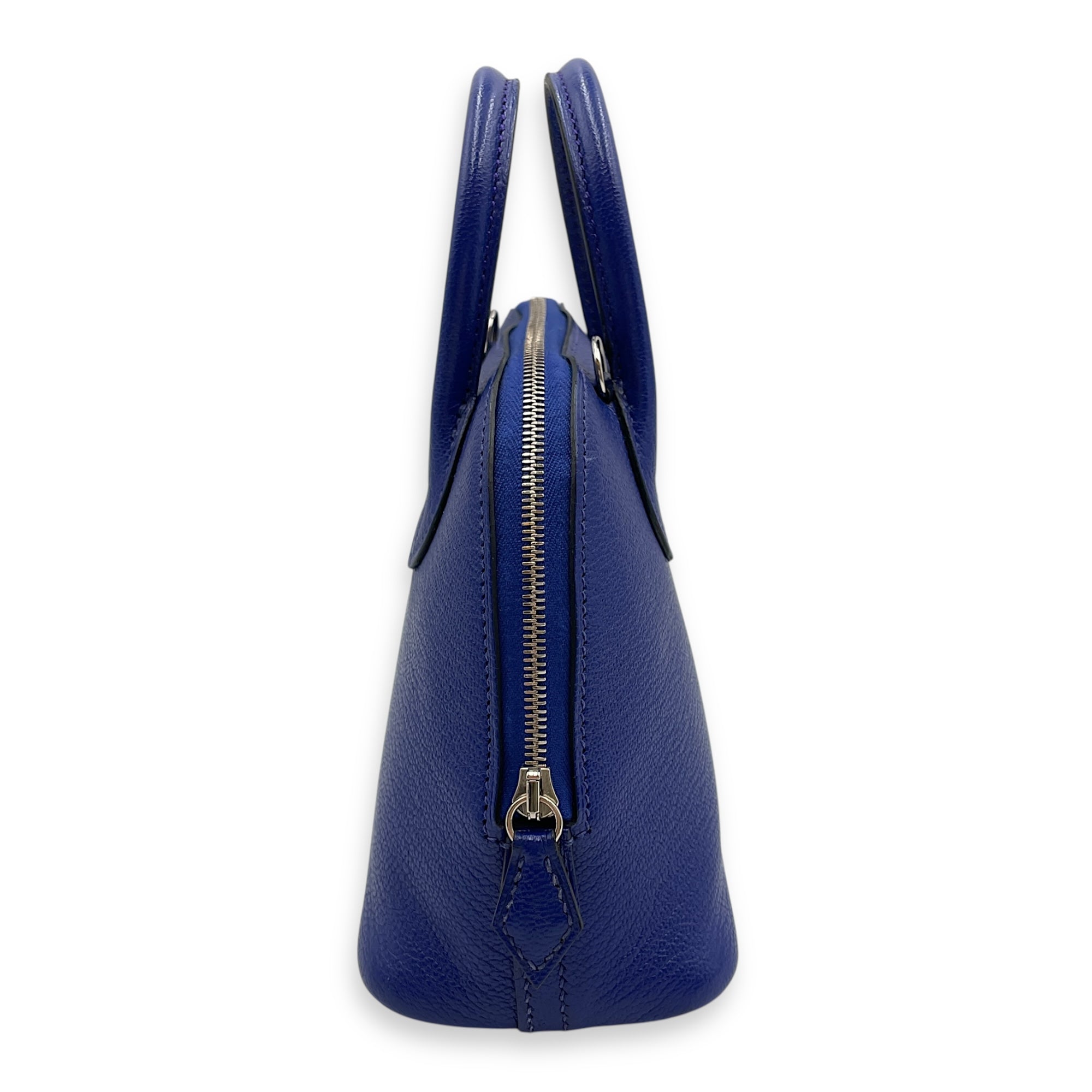 Bolide 1923 Mini Blue Electric in Chevre Mysore, Palladium hardware
