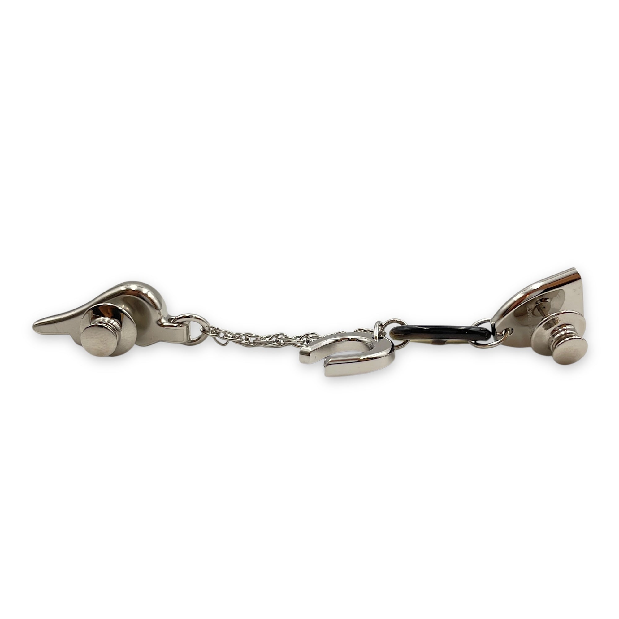 Bon Voyage Noir/Dore Brooch, Palladium hardware