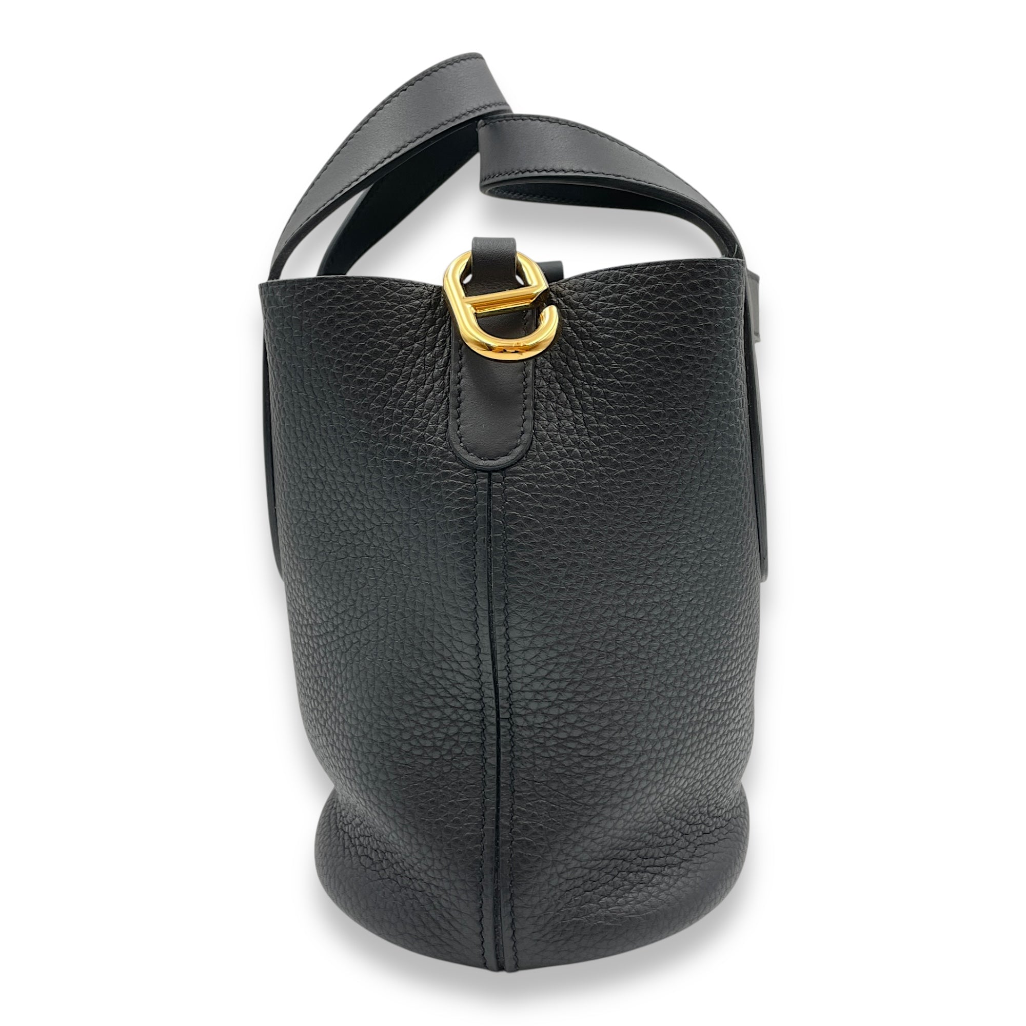 In the loop 18 Black in Clemence, Gold hardware